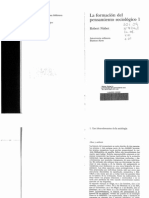 5 U1 Nisbet R La Formacion Del Pensamiento Sociologico Cap 1 y 2