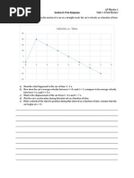 AP Physics 1 Practice Test Overview | PDF | Force | Mass
