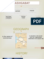 Ashgabat: Geograph Y History Places