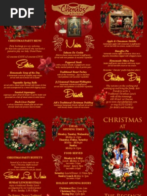 Regency Christmas Flyer 2015
