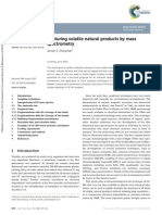 Capturing Volatile Natural Products by Mass Spectrometry