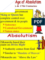 Absolutism Unit Powerpoint