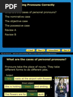 Level1 Lesson09 v2 Using Pronouns Correctly