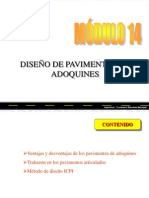 Diseño de Pavimento Adoquines