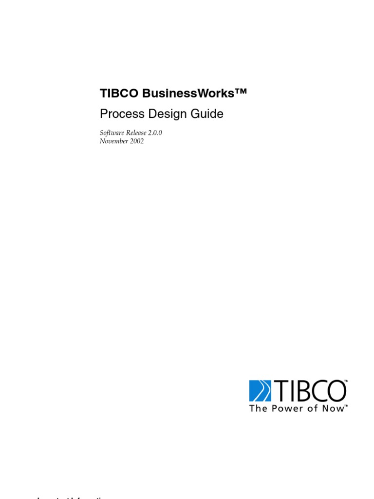 TIBCO Business Works - Process Design Guide - Nov 2002 | PDF ...