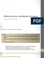 Origen de Las Variedades de Cacao 