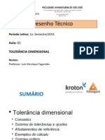 Desenho Técnico Mecânico - Aula 01 - Tolerância Dimensional PDF