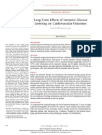 Long-Term Effects of Intensive Glucose Lowering On Cardiovascular Outcomes