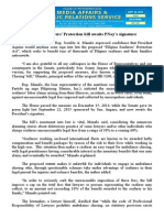 Sept25.2015 Bfilipino Seafarers' Protection Bill Awaits PNoy's Signature