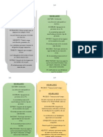 Vocabulario 1.2 y 1,4 Fcc