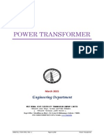 Power Transformer Technical Specification