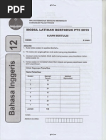 2015 Percubaan Bahasa Inggeris PT3 Pulau Pinang