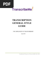 Download Transcribe Me General Style Guide by gina SN282947227 doc pdf