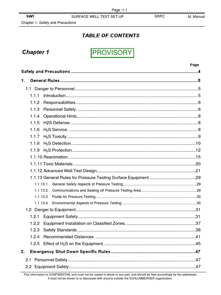 Surface Well Test Safety Manual | PDF | Valve | Odor