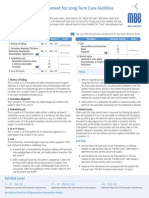 Morse Falls Scale Assessment For Long Term Care Facilities: Procedure