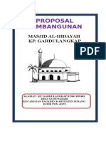 PROPOSAL MASJID Al Hidayah