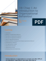 Introduction To Organizational Behaviour