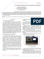 Monitoring and Control of A Variable Frequency Drive Using PLC and SCADA