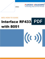 RF433.92MHz Interfacing With 8051