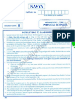 TS EdCET Physical Science Question & Answer Key Paper