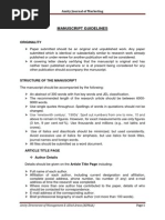 Download Manuscript Guidelines- Amity Journal of Marketing by DrMukesh Srivastava SN282958219 doc pdf