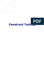 Penetrant Testing History and Visual Acuity