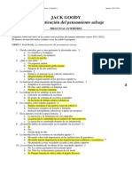 Jack Goody La Domesticaciã"n Del Pensamiento Salvaje Preguntas