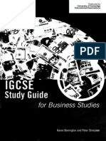 Igcse Study Guide for Business Studies