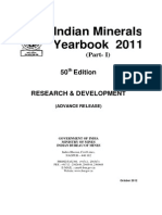 Indian Minerals Yearbook 2011: 50 Edition