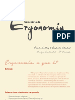 Seminário Sobre Ergonomia