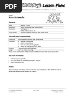 Download Zoo Animals Lesson Plan by gaviolet SN282979267 doc pdf