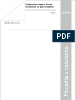 CS Probas Acceso 2010 - Parte Especifica - Filosofía e Cidadanía