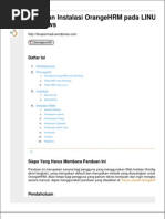 Download Panduan Instalasi OrangeHRM Pada LINUX d Windows by amartakarya SN28298099 doc pdf