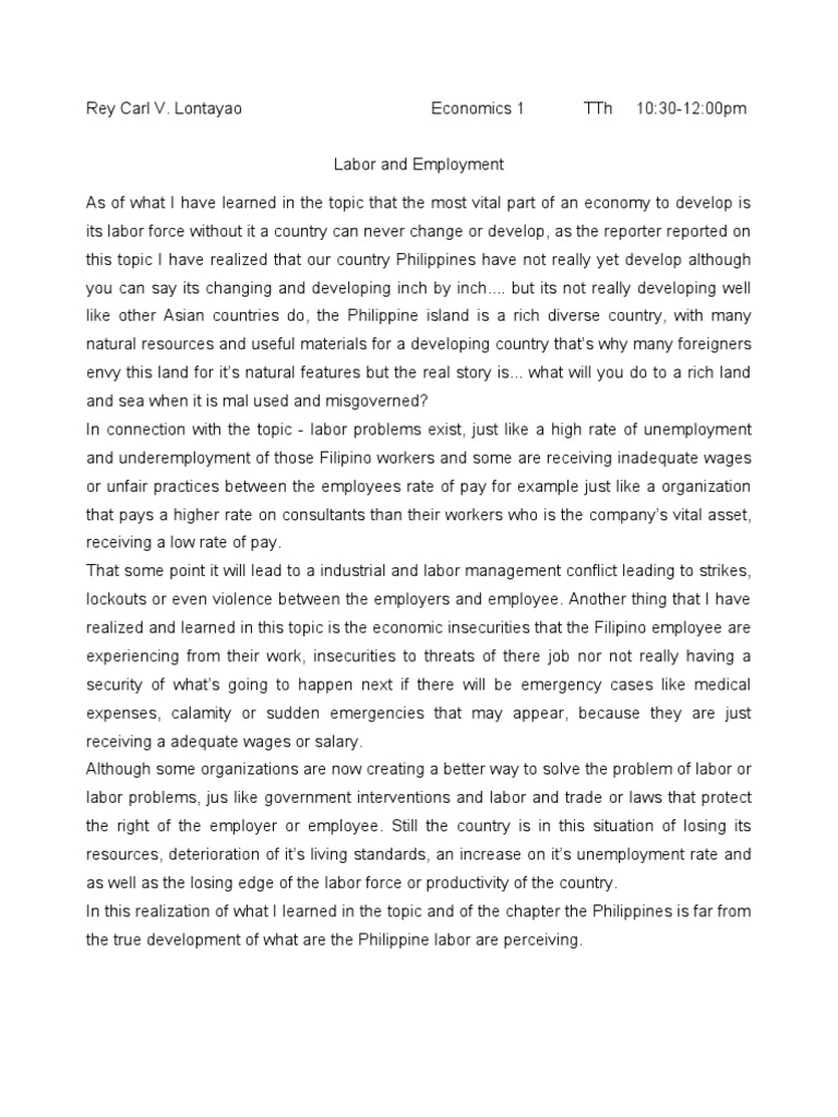 Essay on unemployment due to covid-19 image
