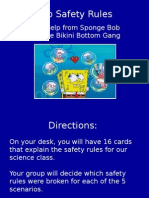 Spongebob Science Safety Rules Scenarios Activity 2
