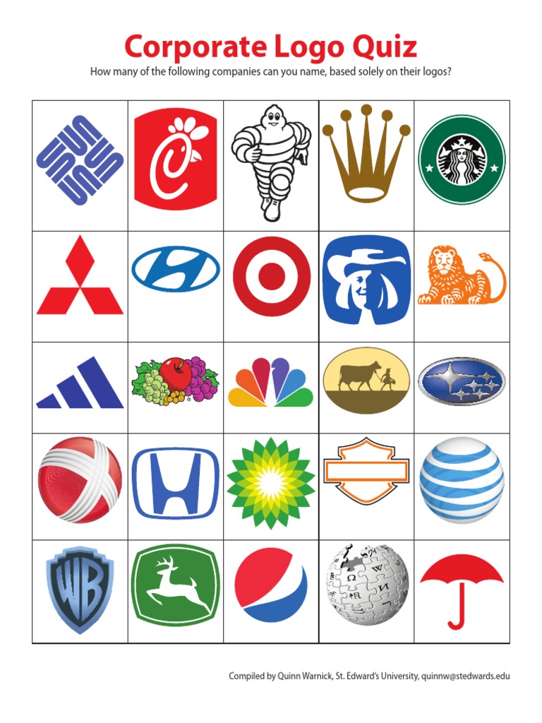 corporate logo quiz