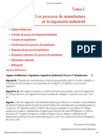 Procesos de Manufactura II