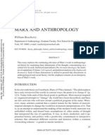 Roseberry - Marx and Anthropology