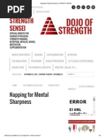 Napping for Mental Sharpness _ STRENGTH SENSEI