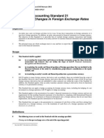 The Effects of Changes in Foreign Exchange Rates: International Accounting Standard 21