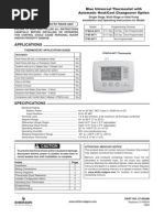Download Thermostat White Rogers by Kin 2009 SN28299266 doc pdf