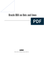 Oracle DBA on UNIX and Linux