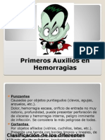 Primeros auxilios en hemorragias