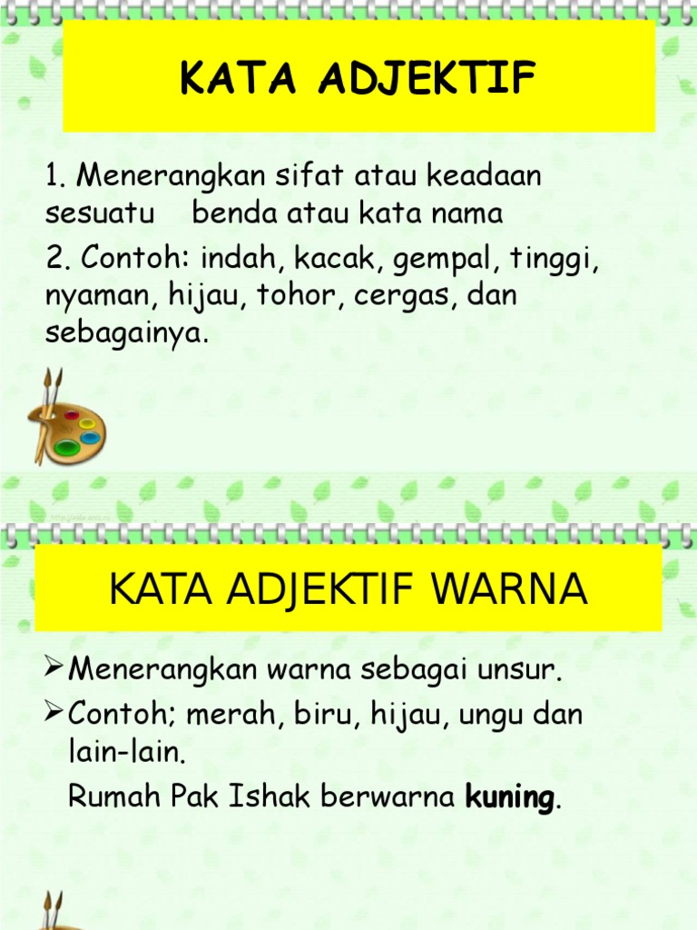 Kata Adjektif Pdf