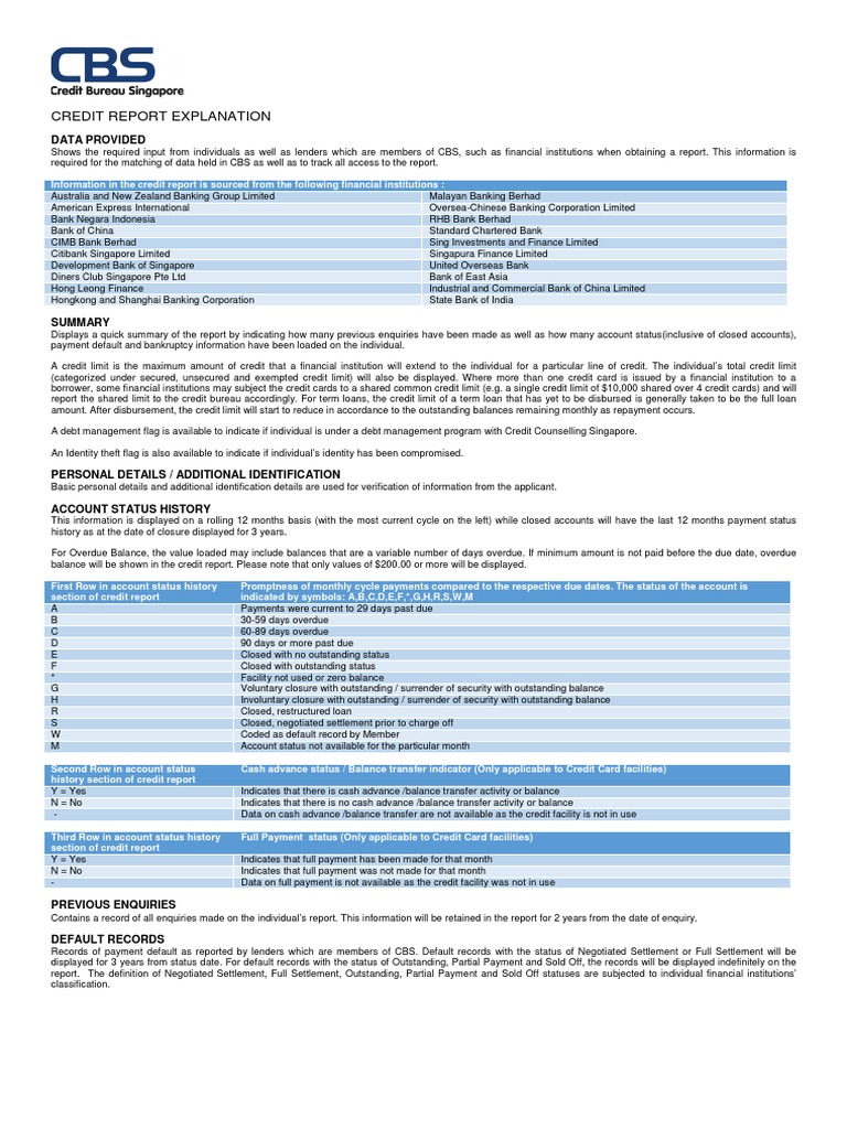 Credit Report Explanation Loans Bankruptcy