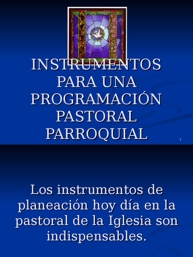 Instrumentos para la Pastoral Parroquial | PDF | Iglesia Católica ...