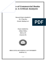 Functions of Commercial Banks in India: A Critical Analysis