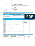 Sesión de Aprendizaje Infiere Metacognitivamente Situaciones Matemáticas Recreativas