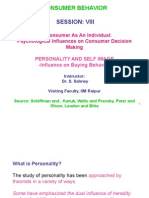 PERSONALITY TRAITS THAT INFLUENCE CONSUMER DECISION MAKING