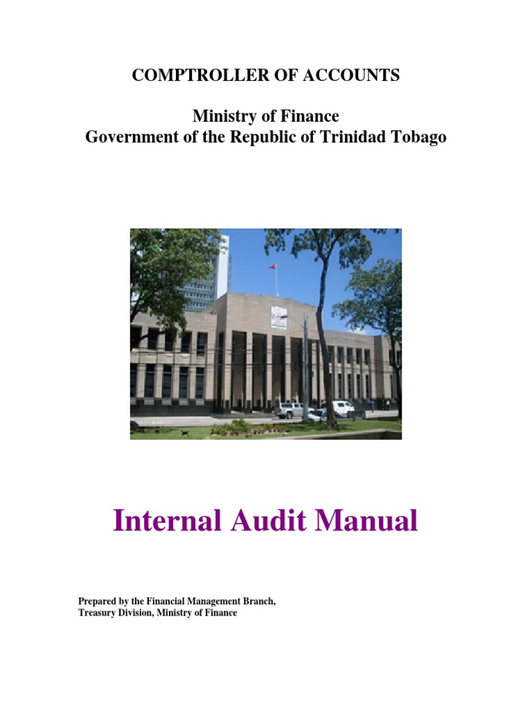 Internal Audit Manual for Trinidad Tobago | PDF | Internal Audit ...